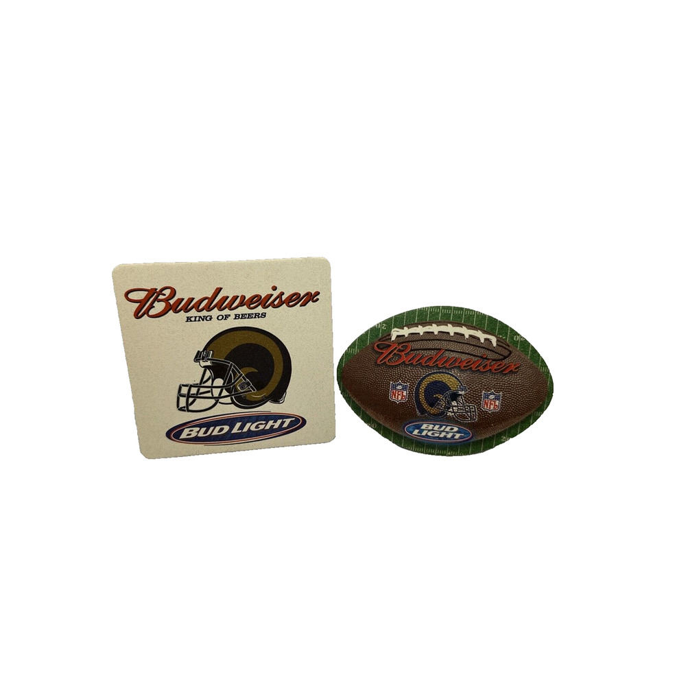 Budweiser St. Louis Rams Football‎ Schedule Coasters 2000 2001 NFL
